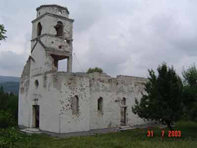 Crkva sv.Nikole u �ardaku u ru�evinama