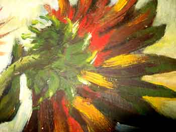 Aldes:Suncokreti,detalj-ulje