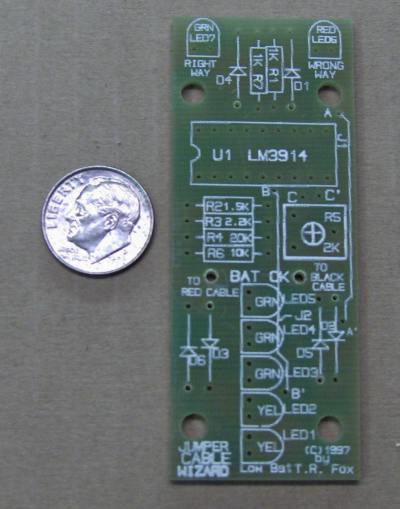 Bare Printed Circuit Board for Jumper Cable Wizard