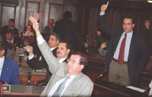 La Asamblea Nacional fue escenario de debate sobre un posible estado excepci�n (foto: Fast Multimedia).