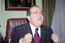 Alfredo Pe�a se convirti� en el primer acusador de Gr�ber Odrem�n (foto: Fast Multimedia)