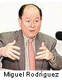 Aparte de Ch�vez Miguel Rodr�guez le dio importancia program�tica al tema de la corrupci�n (foto: El Universal).