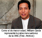 El periodista y constituyente William Ojeda plante la confiscacin de bienes a los jueces (foto: El Universal).