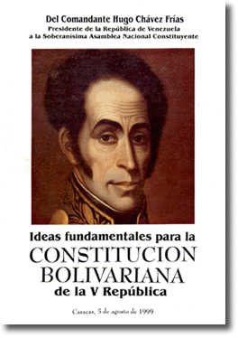 El propio Ch�vez present� un proyecto de nueva constituci�n (foto: Fast Multimedia).