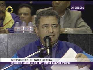 Pablo Medina, distanciado del gobierno, acus a las autoridades del IVSS (foto: Globovisin).