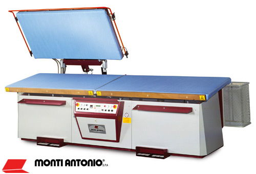 Plancha semi-autom&aacute;tica para planchado de prendas