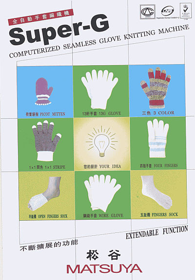 Imagen: Catalogo de m�quina de tejer guantes - frente