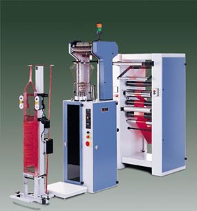 Imagen: M�quina para tejer malla para empacar frutas