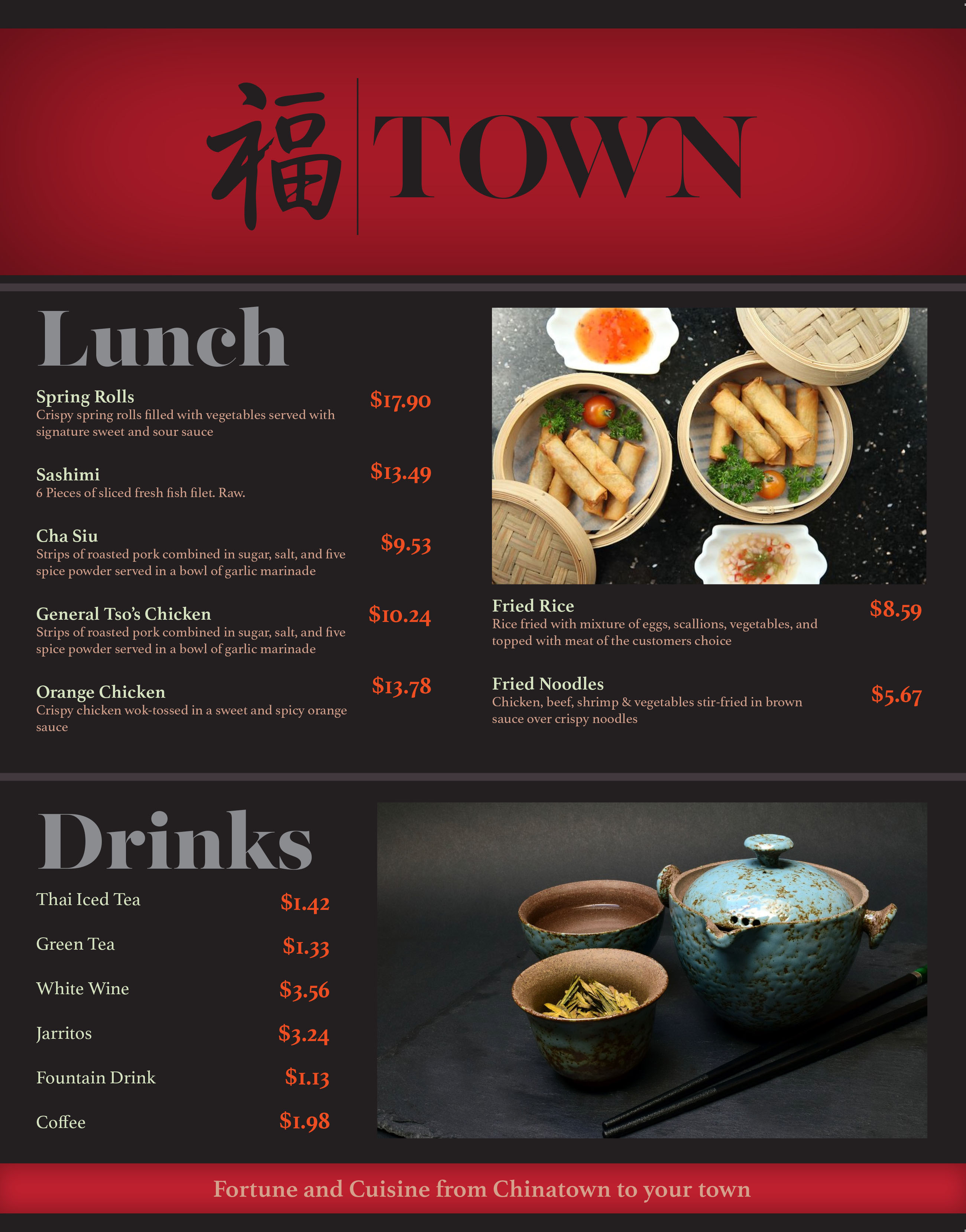 Lunch Menu