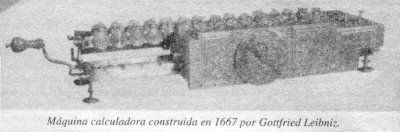 Calculadora construida por Leibniz