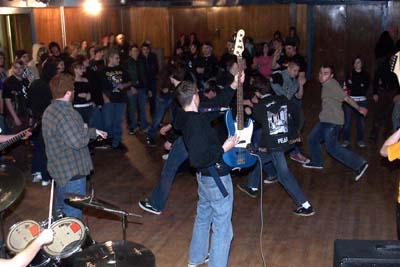 THE MOSH WAS BROUGHT YOU FAGGOT