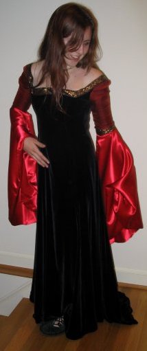  Arwen's Blood Red Gown by Annie