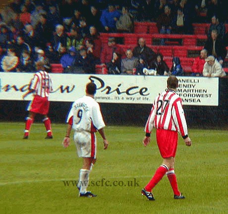 Giovanni Savarese en acci�n (foto de www.scfc.co.uk)