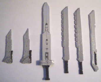 All swords individual