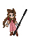 Aeris Gainsborough w/staff