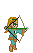 Fuu, doing archery
