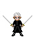 Blythe w/swords