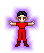 Niko, evil form, glowing