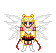 Eternal Sailor Moon (wings shaded gray)