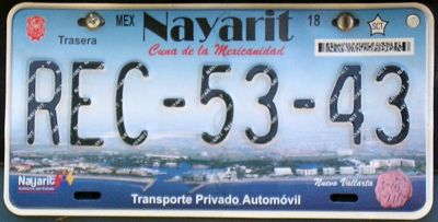 Placa actual / Current plate