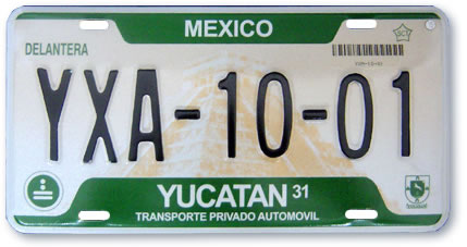 Placa actual / Current plate