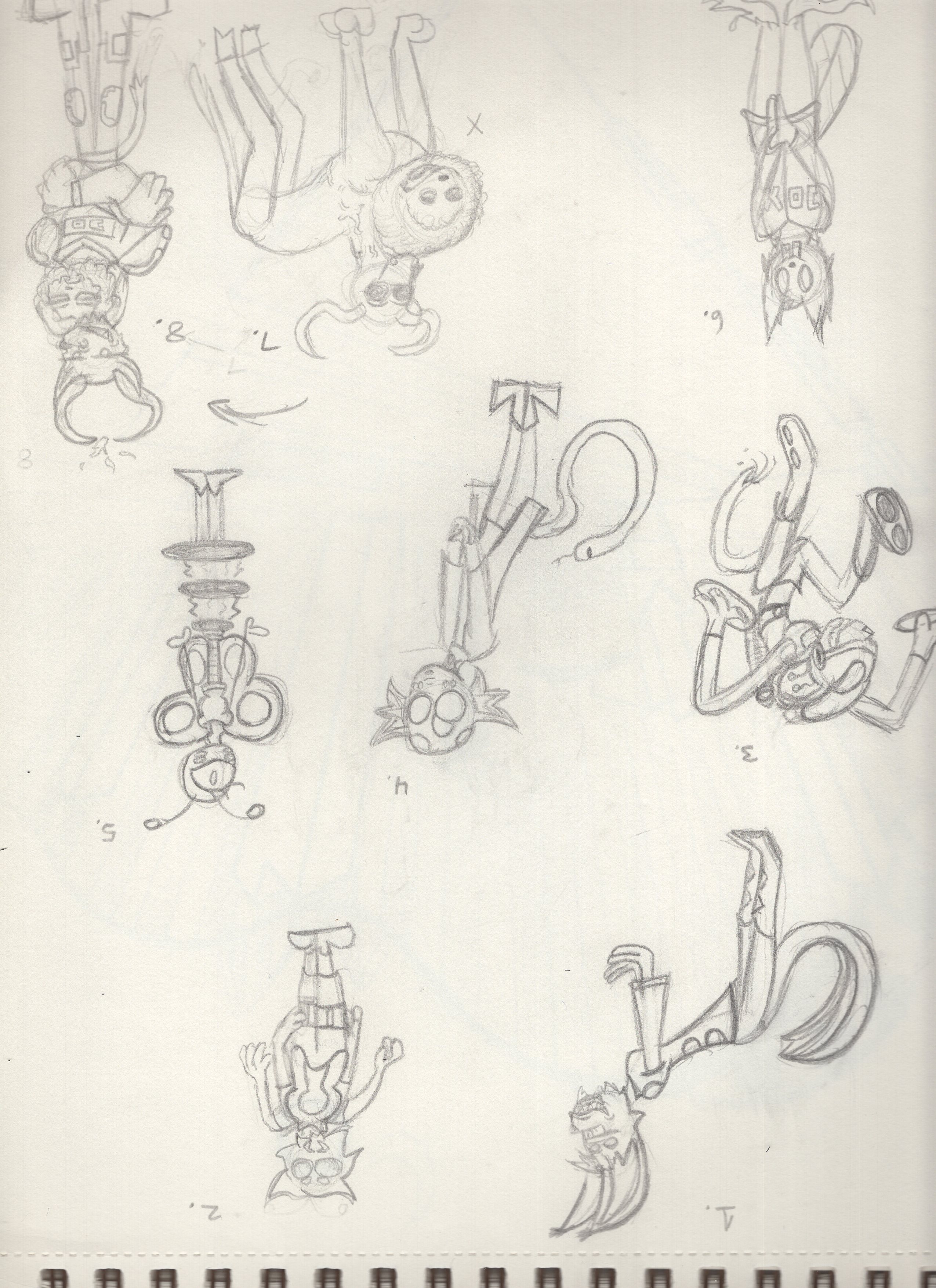Drawing of multiple characters 2