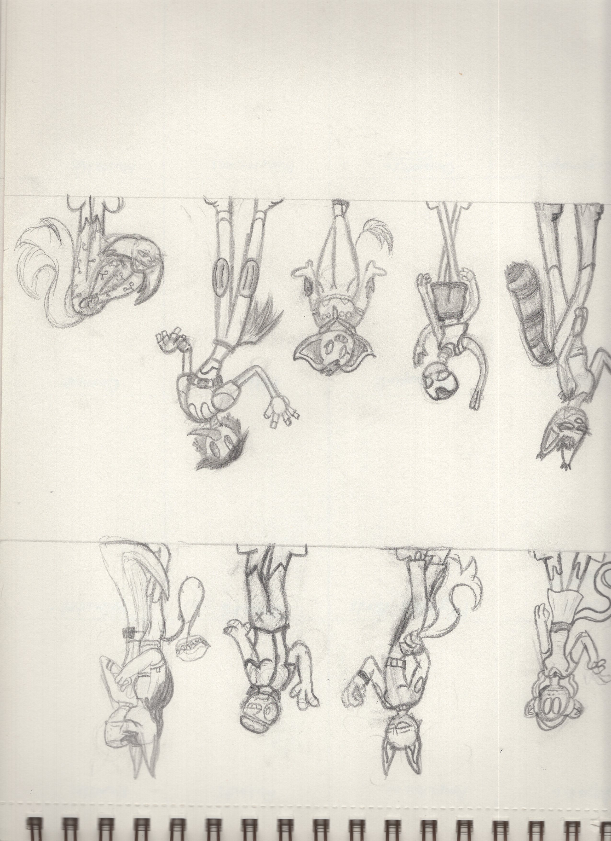 Drawing of multiple characters 3