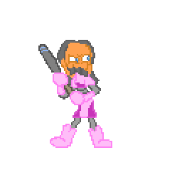 Sprite character Attack Animation