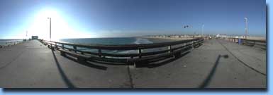 On the pier