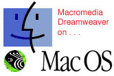 Macromedia Dreamweaver on MAC