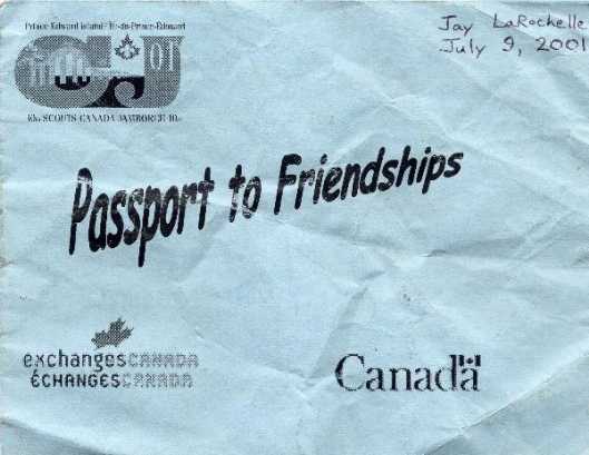 "Passport to Friendships" - Cover page (1)