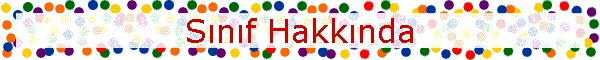 S�n�f Hakk�nda