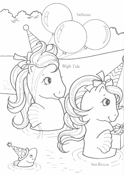 Sea Pony Coloring Book 2