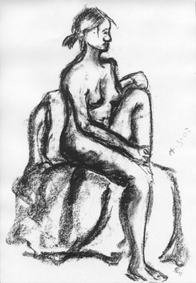 Sitting Lady 4