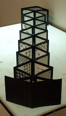 view along the little square book