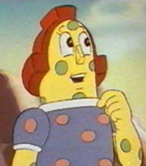 Blotch, Spotty's curious younger sister
