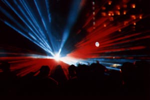 Laser Show at Taksim