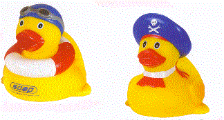 Life guard duck and Sailor duck