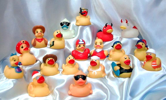 Different faces of ducky
