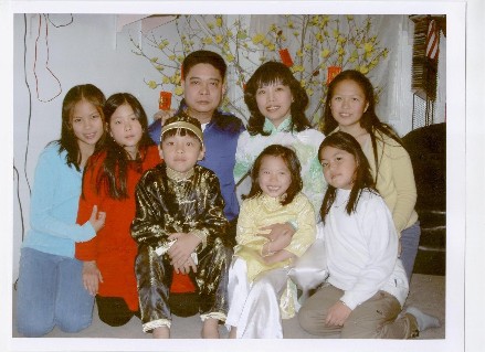 my family during chinese new year