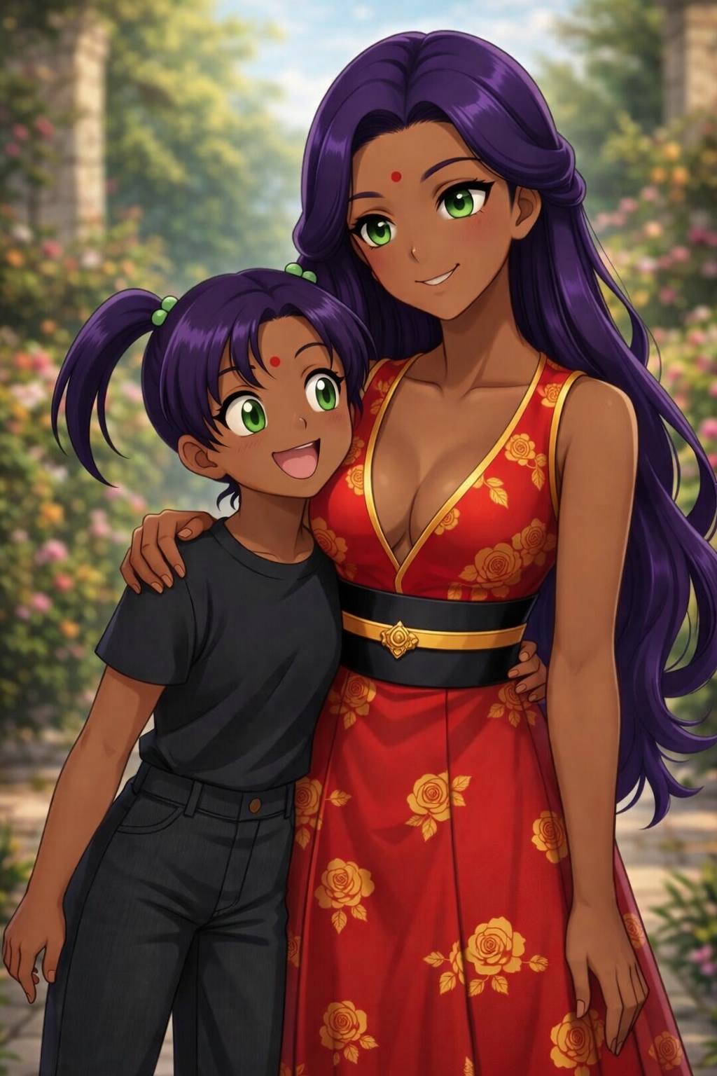Harshada with her mother