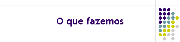 O que fazemos