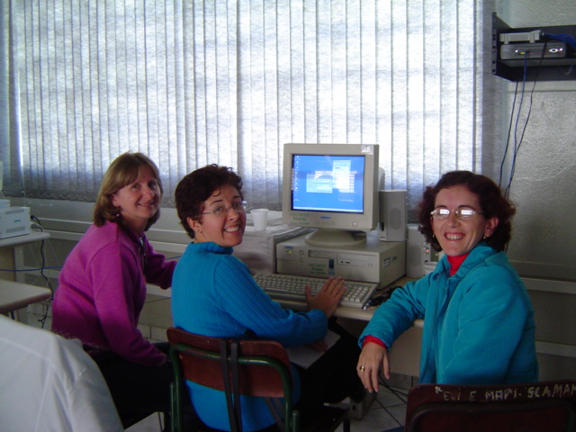 Cursistas: Ivete, Marcia e Tania - 07/06/2004