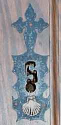Iglesia de Santa Mar�a. Detalle de la cerradura de la puerta