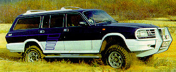 Exclusive GAZ-310221 on AWD chassis
