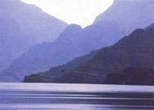 A tranquail inlet of the Musandam Peninsula
