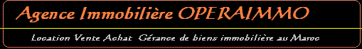 Locations saisonni�res, Immobilier ,location de voiture, et transport au Maroc Reservation par Internet