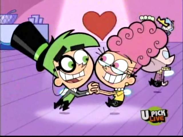 Cosmo & Wanda at their high school reunion.