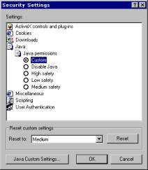 Customize Your Java Settings