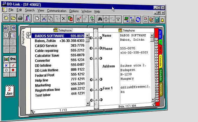 DD-Link : Casio manager calculator - PC data communication , software ...